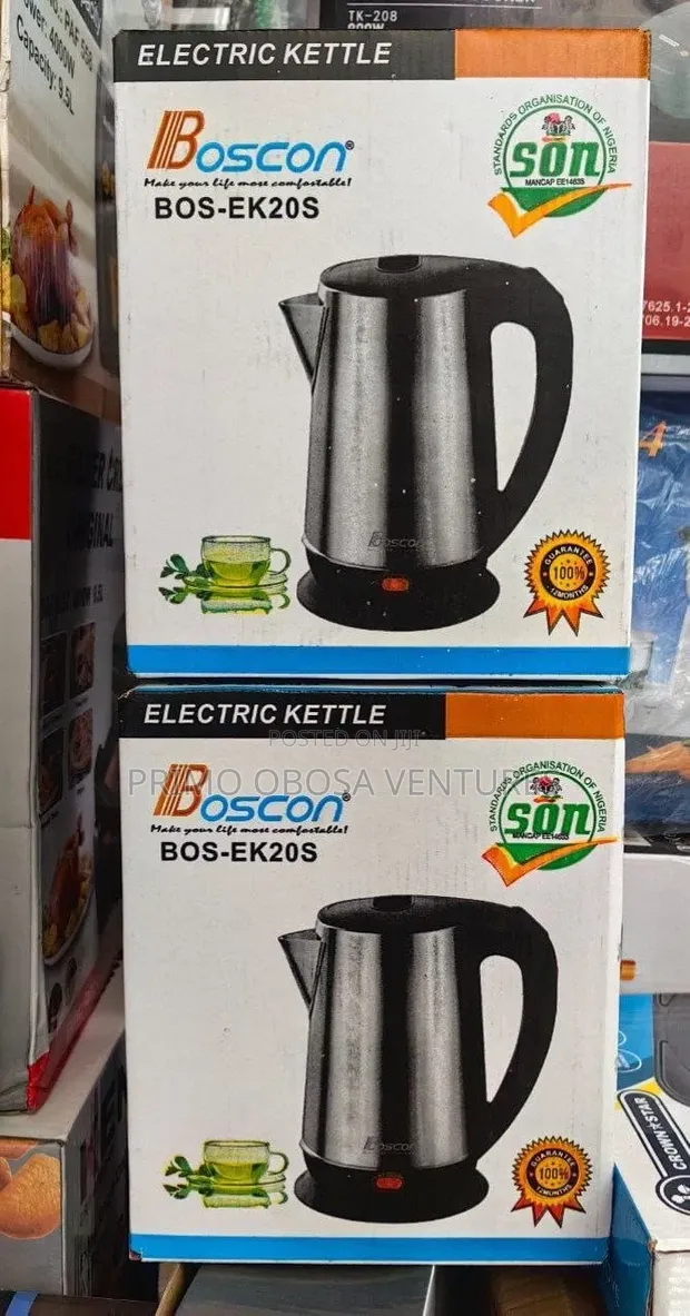 Brand New Boscon Corded Electric Kettle - 1.5L - 1