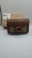Babban Jakar Kafada ta Coach - Brown Genuine Leather - 1