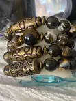 Unisex Hand Beads - Coral, Stone, Glass - 3