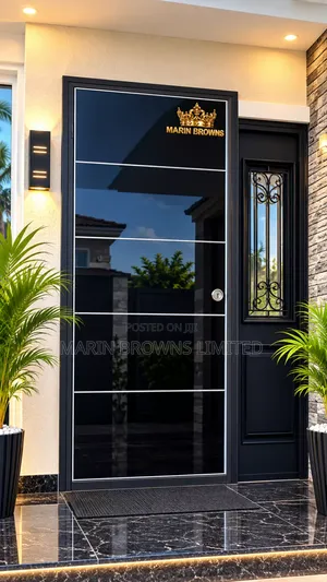 Marin Brown Luxury Pivot Door