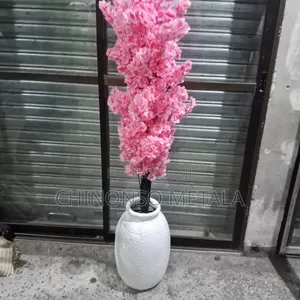 Fiber Pot and Plant - Brand New