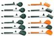 Kitchen Tongs with Silicone Tips - Brand New - 2