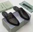 Richwanaz Men's Brown Half Shoes - 1