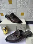Richwanaz Men's Brown Half Shoes - 2