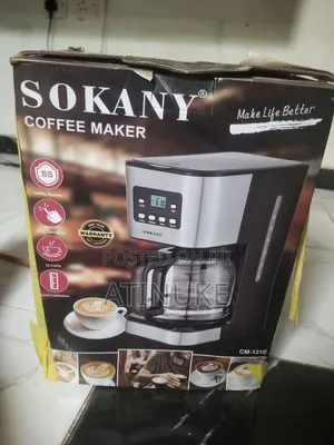 Sokany CM-121E Sabon Coffee Maker Mai Ƙoƙon Kofuna 12
