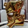 Abstract Gold Lady Decor Piece - 1