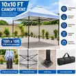 10x10 Foldable Canopy Tent - 1