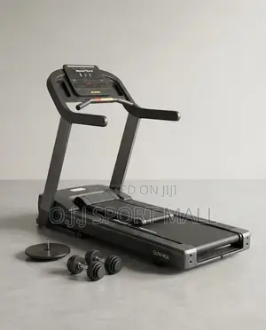 3HP Treadmill with Twister, Dumbbells, Massager - Bluetooth