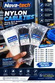 NOVATECH 3.6x150mm Nylon Cable Ties (100 pcs) - 1