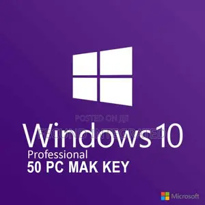 Windows 10 Pro MAK License Key (50 PC Activations)