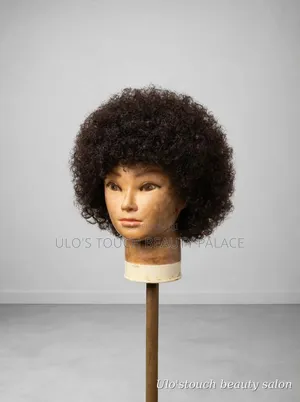 Gashin Afro Na Dan Adam Wig - Brown Mai Dufe