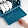 Multi-Functional Kitchen Dish Drying Rack with Utensil Holder - 4