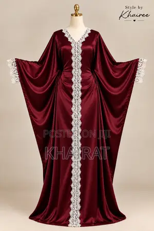 Luxury Bubu Gown - Silk & Lace