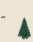 4ft Green Christmas Tree with Accessories - 2