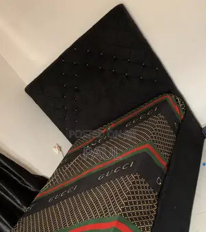 Black Bed Frame - 75x54 Inches