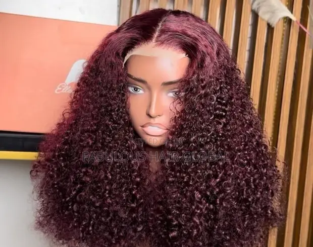 22" Burgundy Pixie Cut Wig - 350g - 1
