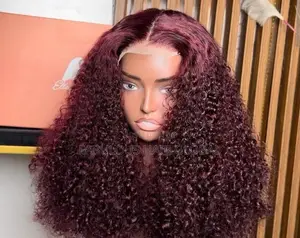 22" Burgundy Pixie Cut Wig - 350g