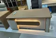 Boss Office Products Executive Desk 1.8m with Extension - 2