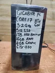 Gigabyte Desktop Computer - Intel Core i7, 16GB RAM, 512GB SSD + 1TB HDD - 1