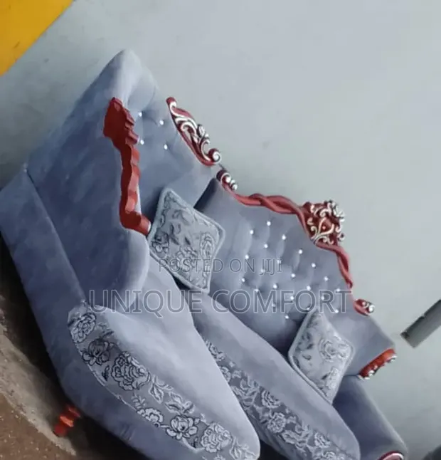 Imported Executive Fabric Royal Sofa Set - 1