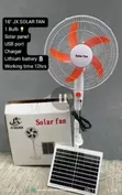 JX 16" Rechargeable Solar Fan - 2