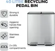 Tower 40L Recycling Pedal Bin - 2