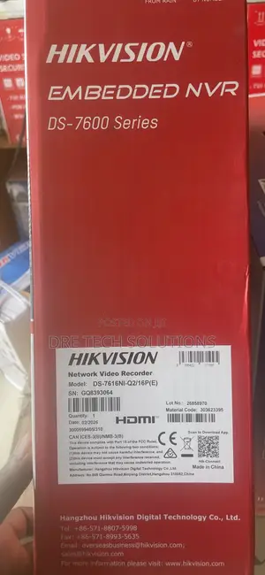 Hikvision 16-Channel NVR tare da PoE