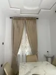 Quality Two Pleats Beige Turkish Curtains (2 pcs) - 1