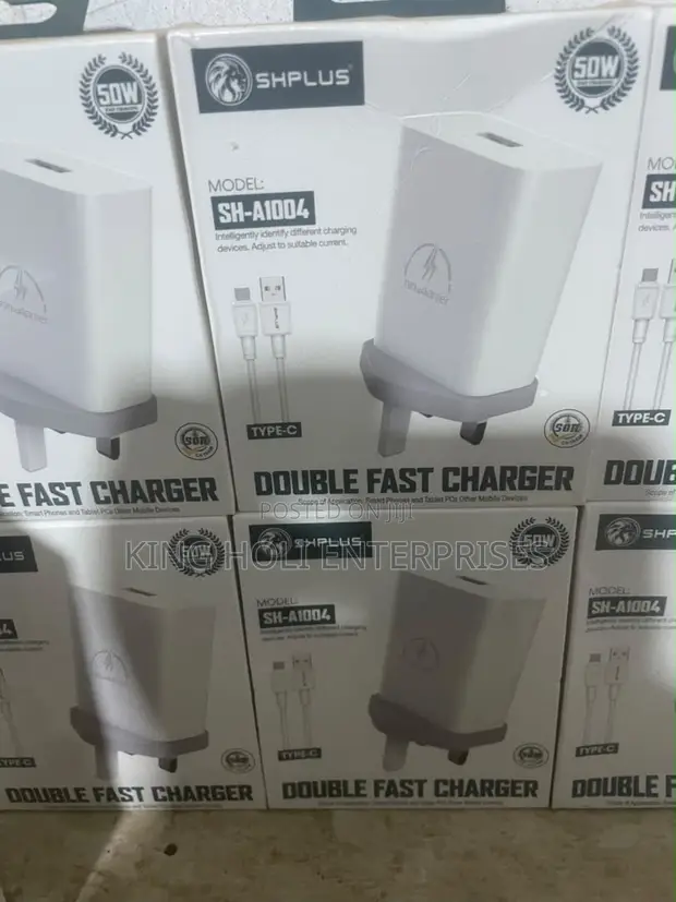 SHPLUS 50W Double Fast Charger (USB & Type-C) - 1