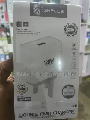 SHPLUS 120W Babban Cajin Gaggawa Sau biyu (USB-C & USB-A)