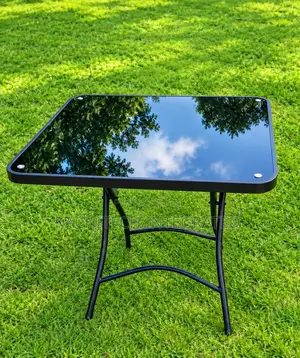Foldable Table - Black Glossy Finish