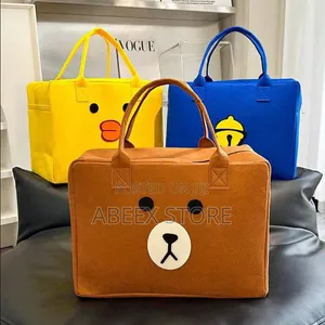 Cute Cartoon Felt Tote Bag / Hand Bag