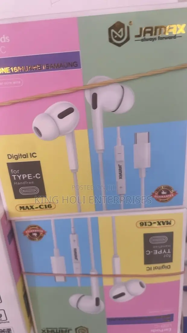 JAMAX MAX-C16 Wired Earphones with Mic - 1