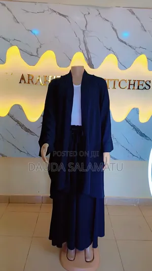 ARAHIFA STITCHES Two-Piece Palazzo & Kimono Set