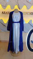 ARAHIFA STITCHES Two-Piece Palazzo & Kimono Set - 4