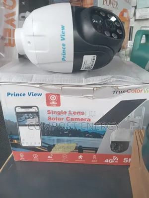 Prince View Solar Camera with Panel