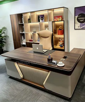 Boss Office Products Executive Wooden Desk - Brand New