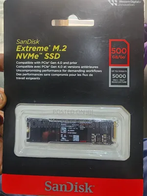 Sandisk 500GB SSD (Sabon Hannu)