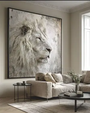 Wall Lion Canvas Frame Art