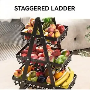 3 Tier Kwandon 'Ya'yan itace - Baki