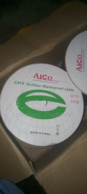 Aico Cat6 SFTP Igiyar Waje Mai Kariyar Garkuwa