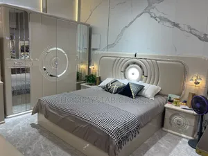 Sabon Bed Frame da aka shigo da shi tare da Wardrobe