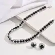 Black Alloy Jewelry Set - Brand New - 1
