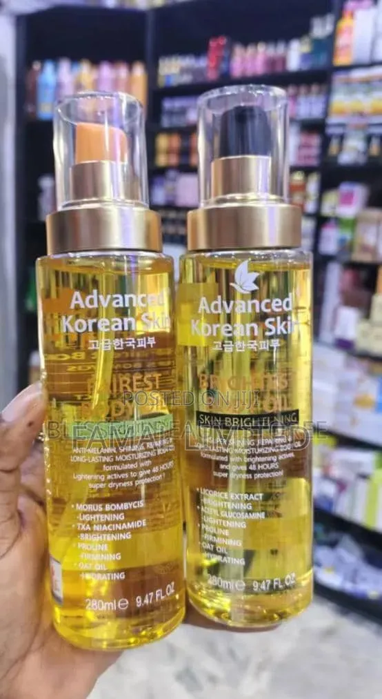 Advanced Korean Skin Brightening Body Oil - 280ml - 1