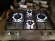 Gas Cooker Mai Kuka 4 - Baki Stainless Steel (Wanda Aka Shigo Da Shi) - 2