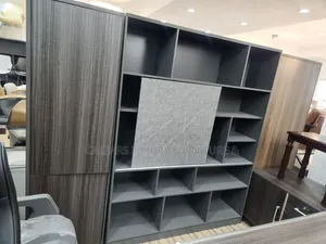 Modern Executive Office Storage Cabinet - Bookcase & Wardrobe