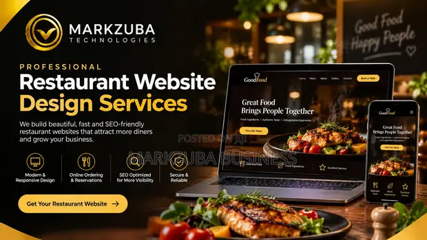 Restaurant Website Design Service - 1
