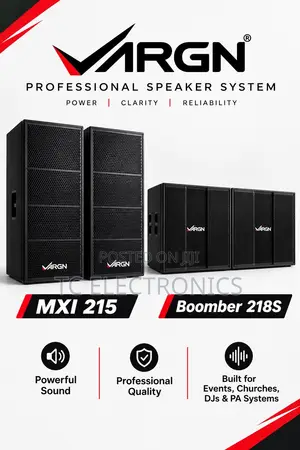 Professional Virgin Speaker System Pair with Subwoofer