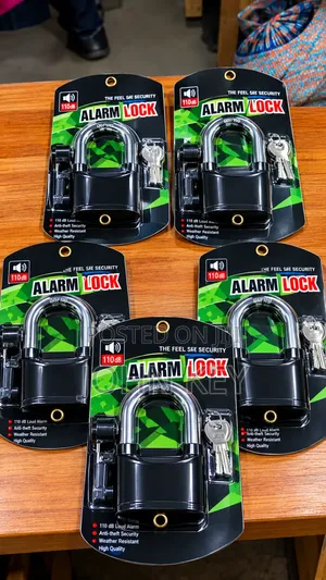 Alarm Padlock - Sabon Kayayyaki