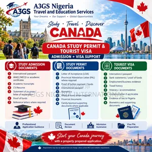 Canada Nazarin da Yawon Bude Ido Visa Sabis